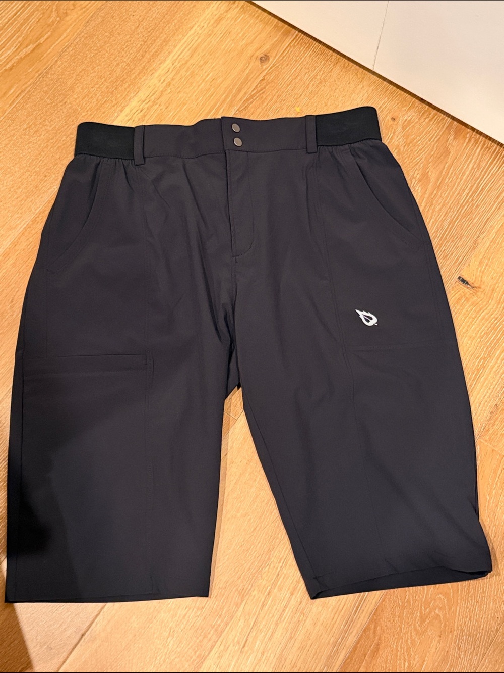 Baleaf‎ Black Athletic  Shorts with Logo large
